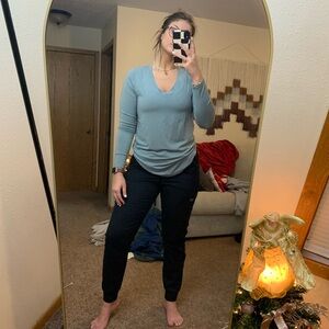 Athleta Teal Long Sleeve Top